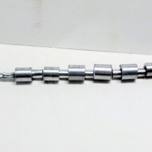 .75" Sch 80 flexible steel mandrel graduated