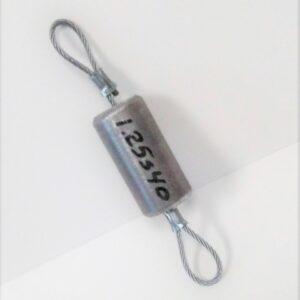 1.25" solid aluminum mandrel